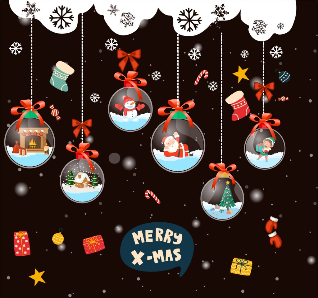 Decal 1 Mặt trang trí Noel – DNM-104