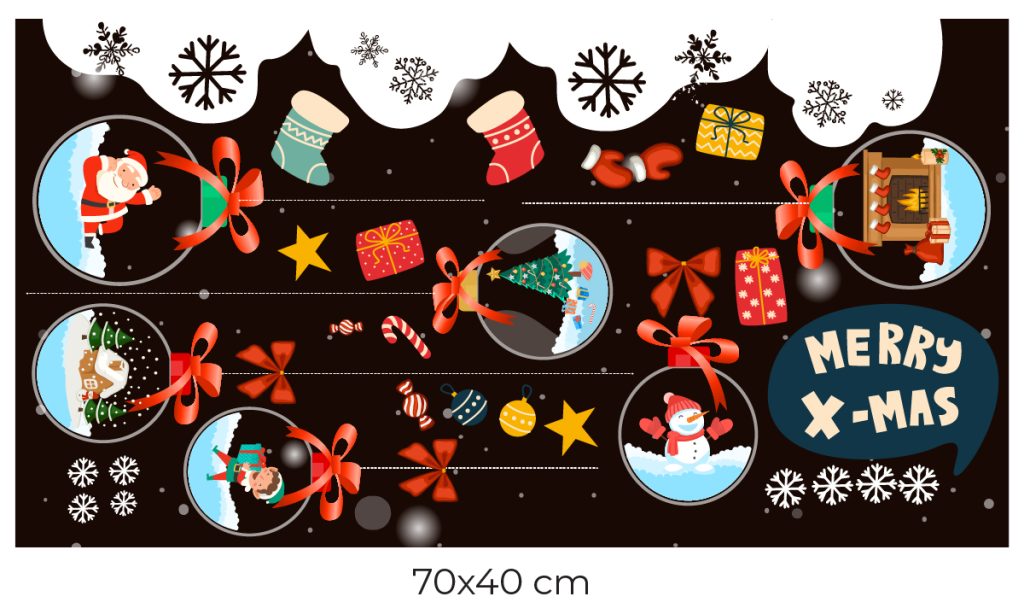 Decal 1 Mặt trang trí Noel – DNM-104