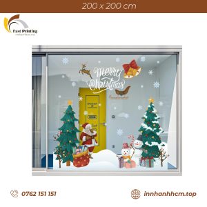 Decal 1 Mặt trang trí Noel – DNM-120