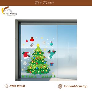 Decal 1 Mặt trang trí Noel – DNM-103