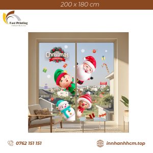 Decal 1 Mặt trang trí Noel – DNM-115