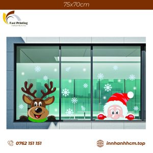 Decal 1 Mặt trang trí Noel – DNM-116