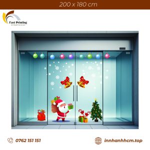 Decal 1 Mặt trang trí Noel – DNM-107