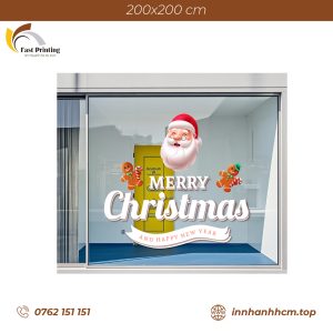 Decal 1 Mặt trang trí Noel – DNM-113