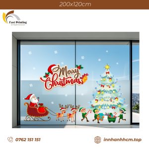 Decal 1 Mặt trang trí Noel – DNM-118