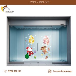 Decal 1 Mặt trang trí Noel – DNM-114