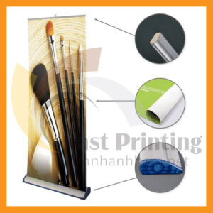 STANDEE CUỐN NHÔM CAO CẤP ĐẾ TO