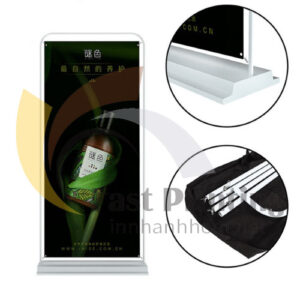 GIÁ TREO BANNER KHUNG CỬA ĐẾ SẮT CHỊU LỰC