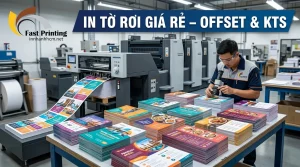 In tờ rơi giá rẻ TPHCM offset kỹ thuật số tại In Nhanh HCM