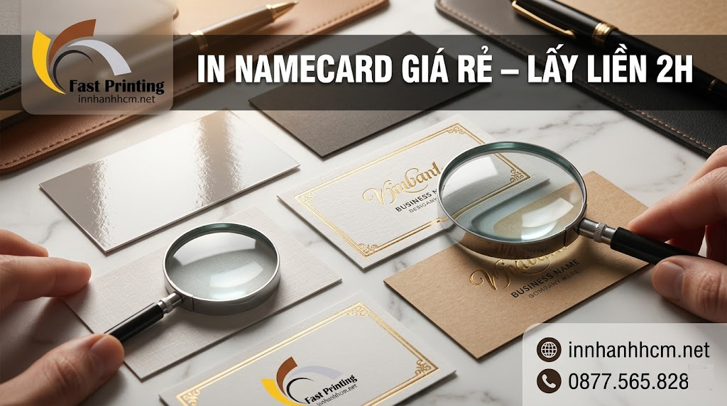 In Namecard Giá Rẻ HCM – Lấy Liền Trong 2 Giờ | In Nhanh HCM