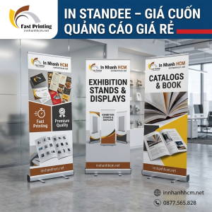 In Standee, Giá Cuốn Quảng Cáo Giá Rẻ TPHCM | In Nhanh HCM