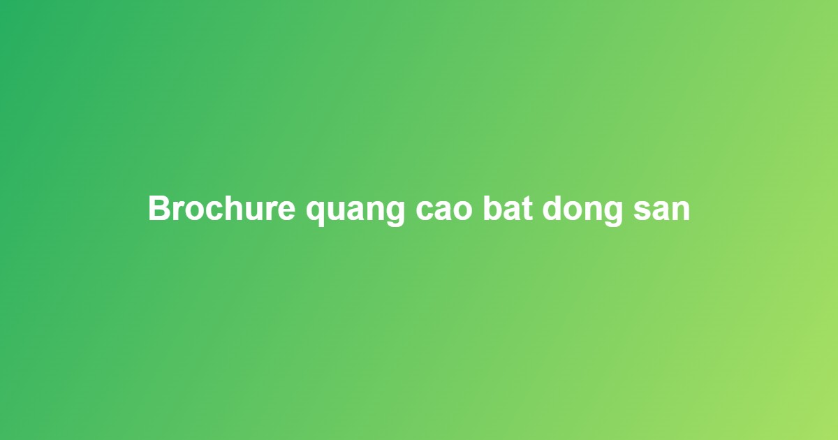 in brochure gấp 3 giá rẻ