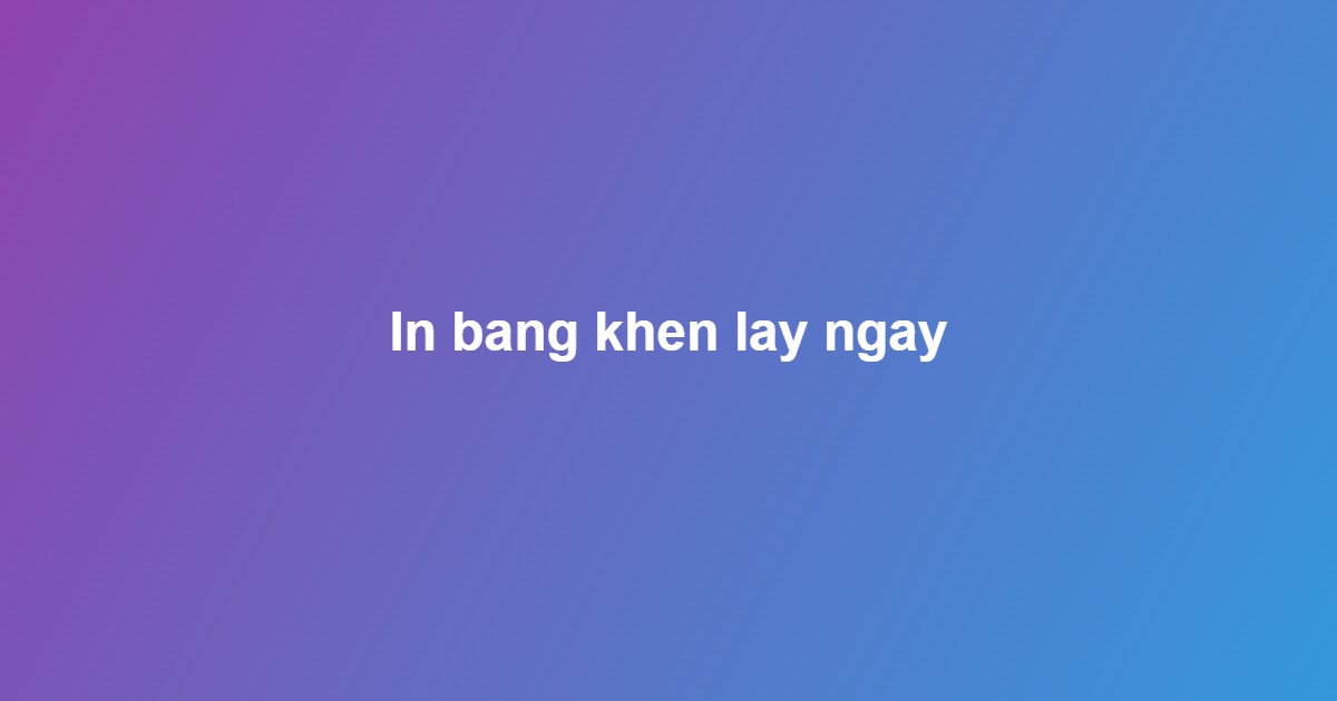 mẫu bằng khen đẹp