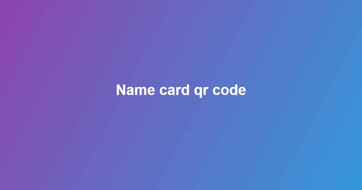 mẫu name card đẹp s&aacute;ng tạo