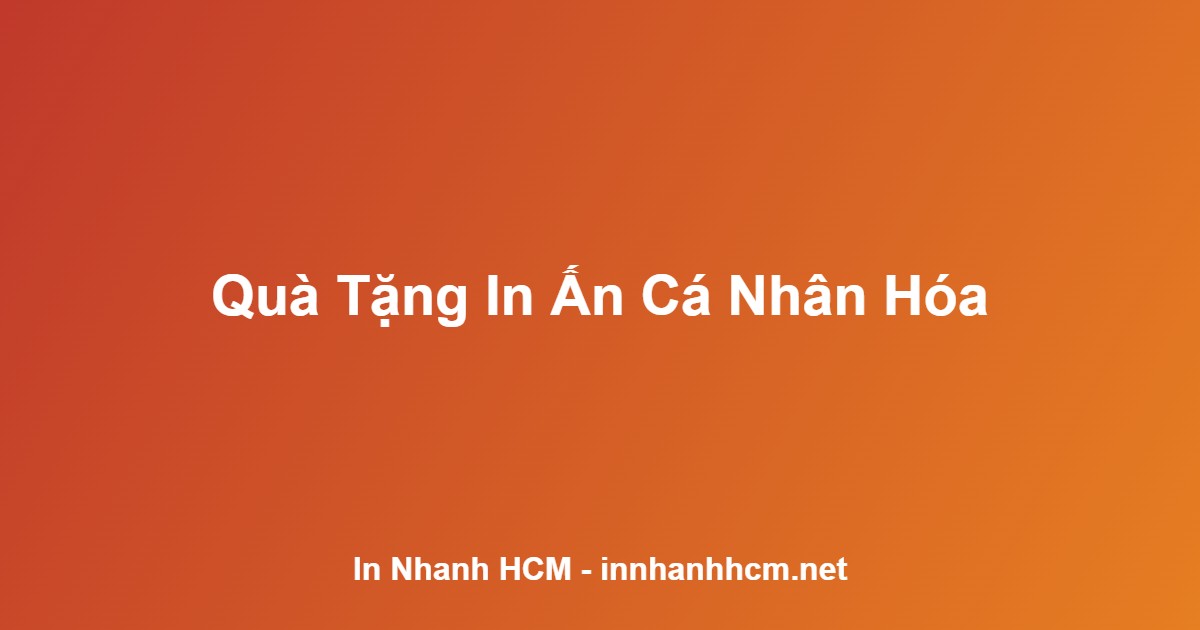 In Nhanh HCM